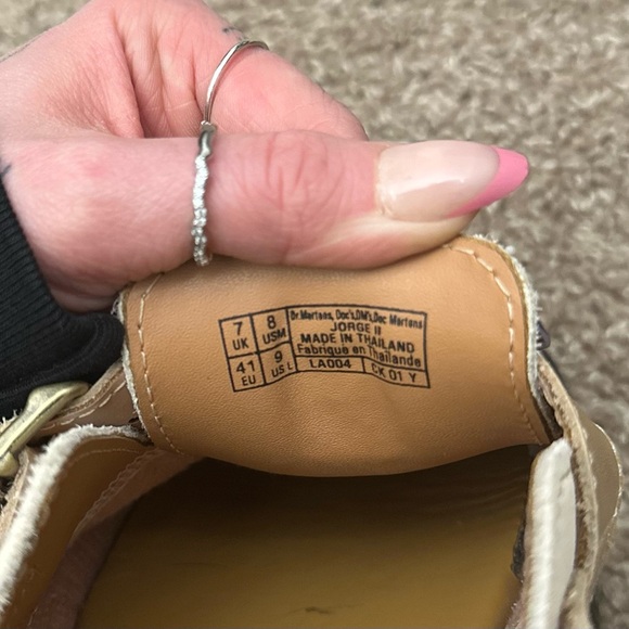 Dr. Martens Jorge II Slingback Suede And Leather Mules - Picture 5 of 6